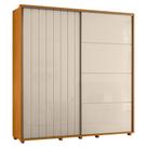 Guarda Roupa Casal Monet Ripado 2 Portas Deslizantes - Madetec