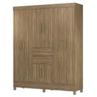 Guarda Roupa Casal Munique 8 Portas e 2 Gavetas Amêndola - Demóbile