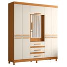 Guarda Roupa Casal New Fusion Casal 10 Portas Cinamomo Off White - Móveis Albatroz