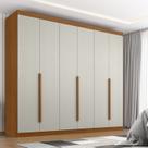 Guarda Roupa Casal New Monumental 6 Portas de Bater 4 Gavetas