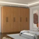 Guarda-Roupa Casal Nirvana 8 Portas 4gavetas Cinamomo - Panorama Móveis