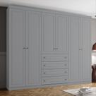 Guarda Roupa Casal Nova York 6 Portas 4 Gavetas Espresso Móveis Guarda Roupa Casal Nova York 6 Portas 4 Gavetas Espresso Móveis