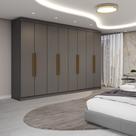 Guarda-Roupa Casal Odisseia 8 Portas 4 Gavetas Onix - Panorama Móveis