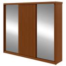 Guarda Roupa Casal Ollie 3 Portas Frassino com Espelho Glass Lopas