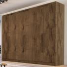 Guarda-Roupa Casal Oslo 6 Portas 6 Gavetas 100% Mdf Brauna - Mademarques