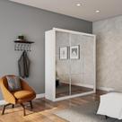 Guarda-Roupa Casal Paola Gold 3 PT 4 GV Branco