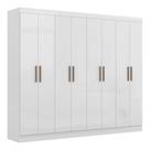 Guarda Roupa Casal Paris 8 Portas MDP Branco Brilho Maxel Guarda Roupa Casal Paris 8 Portas MDP Branco Brilho Maxel