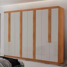 Guarda Roupa Casal Persia MDF com 8 Portas 4 Gavetas Moderna Mobília