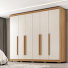 Guarda Roupa Casal Platinium 100% MDF 6 Portas de Bater 6 Gavetas Guarda Roupa Casal Platinium 100% MDF 6 Portas de Bater 6 Gavetas