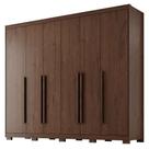 Guarda Roupa Casal Platinium 6 Portas 6 Gavetas Jacarandá Fosco - Zanzini
