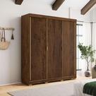 Guarda Roupa Casal Porto 3 Portas Correr 100% MDF - Ideal Para Ambientes Pequenos