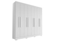 Guarda Roupa Casal Porto 8 Portas 4 Gavetas Branco Tx - Aramóveis Guarda Roupa Casal Porto 8 Portas 4 Gavetas Branco Tx - Aramóveis