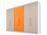 Guarda Roupa Casal Potente 6 Portas c/ 4 Ripados e 6 Gavetas Off White/Peroba - Europa Guarda Roupa Casal Potente 6 Portas c/ 4 Ripados e 6 Gavetas Off White/Peroba - Europa