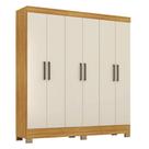 Guarda Roupa Casal Prático 6 Portas - Demóbile