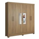 Guarda Roupa Casal Prático Amêndola Touch com Espelho - Demóbile Guarda Roupa Casal Prático Amêndola Touch com Espelho - Demóbile