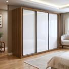 Guarda Roupa Casal Premium Nápoli 3 Portas de Correr 6 Gavetas 242cm Yescasa Guarda Roupa Casal Premium Nápoli 3 Portas de Correr 6 Gavetas 242cm Yescasa