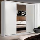 Guarda Roupa Casal Premium Sky 205,9cm com Espelho 3 Portas 4 Gavetas Yescasa Guarda Roupa Casal Premium Sky 205,9cm com Espelho 3 Portas 4 Gavetas Yescasa