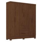 Guarda Roupa Casal Primordial Max 6 Portas 2 Gavetas Jacarandá Fosco - Zanzini