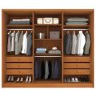 Guarda Roupa Casal Realeza 6 Portas 6 Gavetas Cinamomo-off White 100% MDF