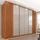 Guarda Roupa Casal Ripado 6 Portas 6 Gavetas 275cm Yescasa Guarda Roupa Casal Ripado 6 Portas 6 Gavetas 275cm Yescasa