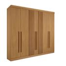 Guarda Roupa Casal Ripado 6 Portas 6 Gavetas Da Vinci Cinamomo 100% MDF - D' Doro Guarda Roupa Casal Ripado 6 Portas 6 Gavetas Da Vinci Cinamomo 100% MDF - D' Doro