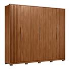 Guarda Roupa Casal Ripado Atrice D66210KPE 6 Portas Nogueira Touch com Pés Demóbile Demartêz Guarda Roupa Casal Ripado Atrice D66210KPE 6 Portas Nogueira Touch com Pés Demóbile Demartêz