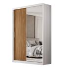 Guarda Roupa Casal Riva 2 Portas Deslizantes Flex com Espelho - Demóbile