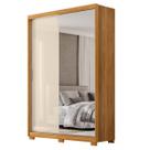 Guarda Roupa Casal Riva 2 Portas Deslizantes Flex com Espelho e Pés - Demóbile