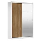 Guarda Roupa Casal Riva 22515K com Espelho Branco Amêndola Touch Flex - Demóbile Guarda Roupa Casal Riva 22515K com Espelho Branco Amêndola Touch Flex - Demóbile