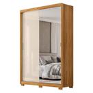 Guarda Roupa Casal Riva Cinamon Touch Off White Flex Com Espelho E Pés - Demóbile Guarda Roupa Casal Riva Cinamon Touch Off White Flex Com Espelho E Pés - Demóbile