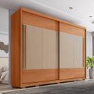 Guarda Roupa Casal Roma 2 Portas 6 Gavetas Marrom Caemmun