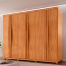Guarda Roupa Casal Rommeo 100 MDF 6 Portas e 6 Gavetas com Pés Moderna Mobília Guarda Roupa Casal Rommeo 100 MDF 6 Portas e 6 Gavetas com Pés Moderna Mobília