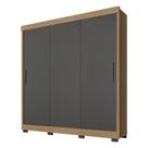 Guarda Roupa Casal Roupeiro Lion 3 Portas De Correr Quarto