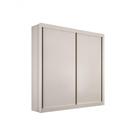 Guarda Roupa Casal São Paulo Gold 2 Portas de Correr 3 Gavetas Branco MDF