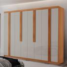 Guarda Roupa Casal Senna MDF com 8 Portas 4 Gavetas Moderna Mobília
