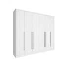 Guarda Roupa Casal Sevilla 6 Portas 8 Gavetas Neve MDP