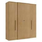 Guarda Roupa Casal Splendore 4 Portas Nogal Acetinado - THB