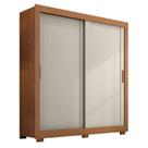 Guarda Roupa Casal Titanium 2 Portas 4 Gavetas Cinamomo Areia Fosco - Zanzini