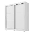Guarda Roupa Casal Titanium Branco Zanzini
