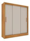 Guarda Roupa Casal Valência 3pt Cinamomo Off Mdp Móveis Tcil
