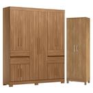 Guarda Roupa Casal Vizanno 10 Portas com Sapateira Multiuso Golden com Pés Amêndola Touch - Demóbile