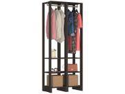 Guarda-Roupa Closet 2 Peças 2 Cabideiros e 6 Nichos Yes