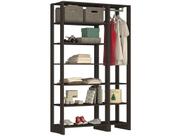 Guarda-Roupa Closet 2 Peças com 1 Cabideiro e 9 Nichos Yes