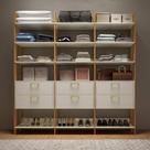 Guarda Roupa Closet 217,5cm com Prateleiras Dalla Costa MDF