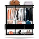 Guarda Roupa Closet Aramado Modulado Gaveta MDF 1,90m