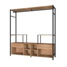 Guarda Roupa Closet Casal Barcelona Preto Demolição - Artefamol Guarda Roupa Closet Casal Barcelona Preto Demolição - Artefamol