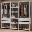 Guarda-roupa Closet Modulado 4 Gavetas 199 Cm Valencia Madesa Branco