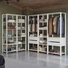 Guarda-roupa Closet Modulado 4 Gavetas 317 Cm Valencia Madesa Branco