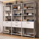 Guarda-roupa Closet Modulado Texas 2 Portas 2 Gavetas 219cm Multimóveis Mp4793 Branco