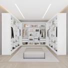 Guarda Roupa Closet Triplo NT6060 MDF Branco Amoudi Móveis